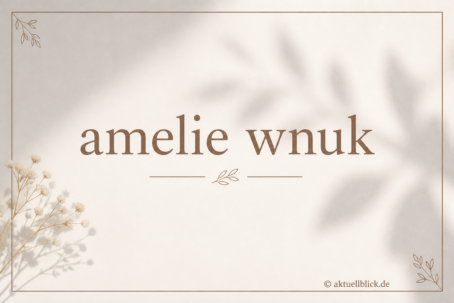 amelie wnuk