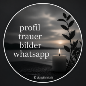 Profil Trauer Bilder WhatsApp: würdevoll erinnern