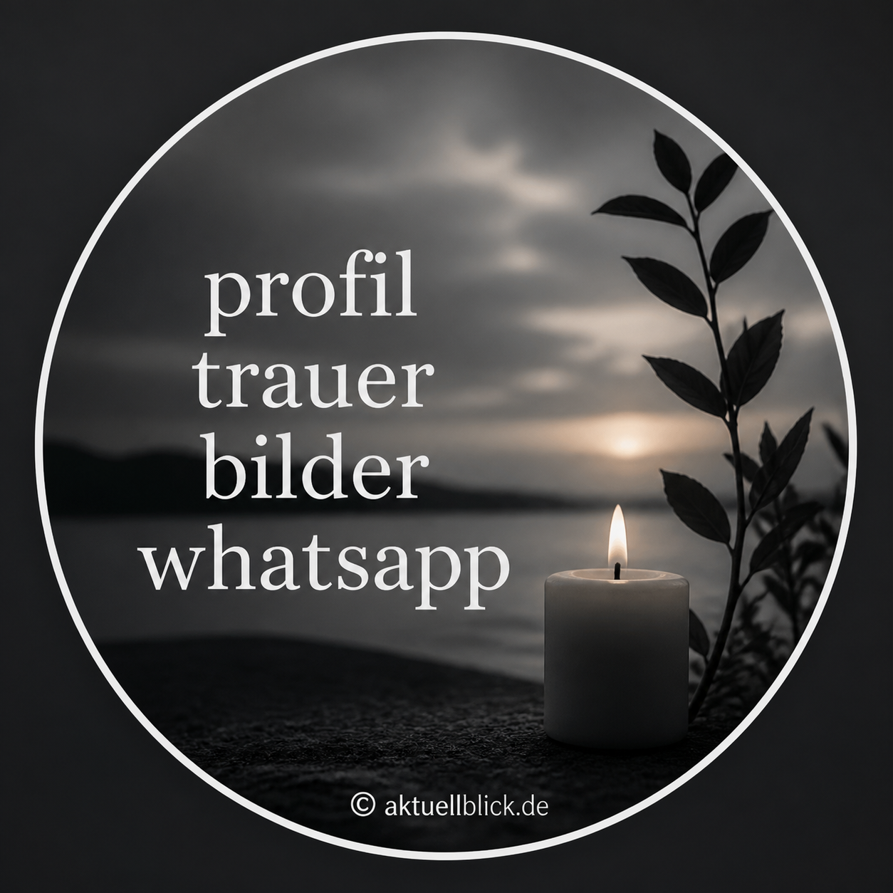profil trauer bilder whatsapp