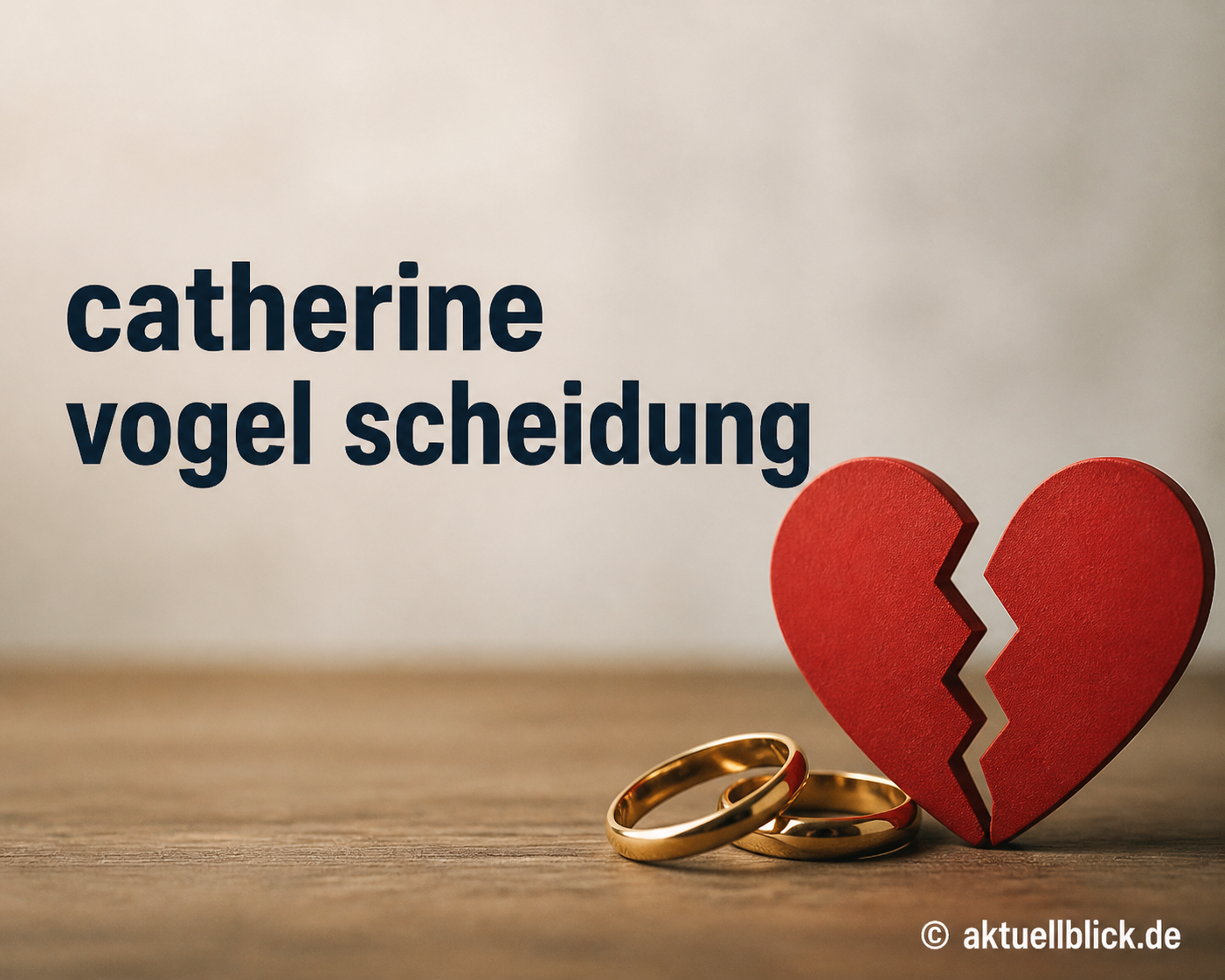catherine vogel scheidung